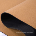 Hot selling eco freindly yoga mat  stop slippery soft nature cork rubber yoga mat